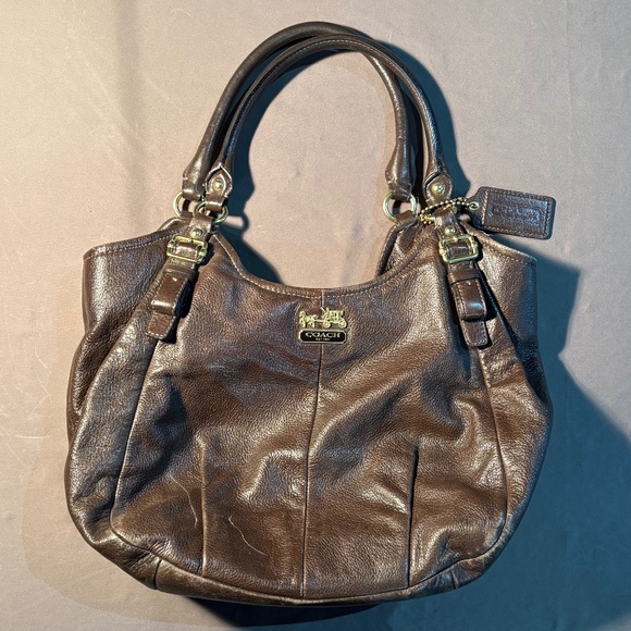 Coach Madison Maggie Shoulder Bag – Brown - Picture 1 of 8